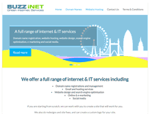 Tablet Screenshot of buzzinet.co.uk